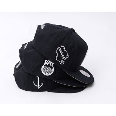 Шапка с козирка Mitchell & Ness Mitchell & Ness Evergreen Snapback Hat Seattle Kraken Черно | HS8546-SKRBLCK, 4