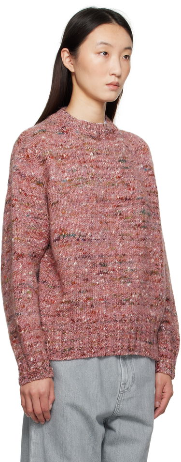 Пуловер Róhe Róhe Melange Crewneck Sweater Розово | 416-23-330, 1
