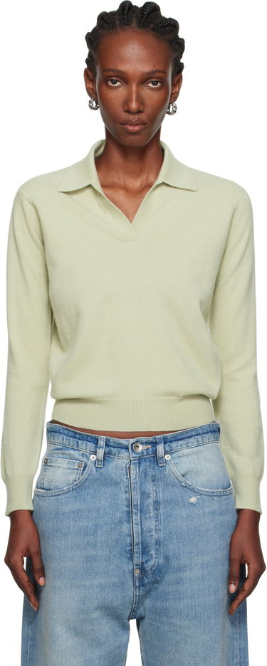 Поло тениска Maison Margiela Maison Margiela Longsleeve Polo Зелено | S51GL0063 M13144, 0