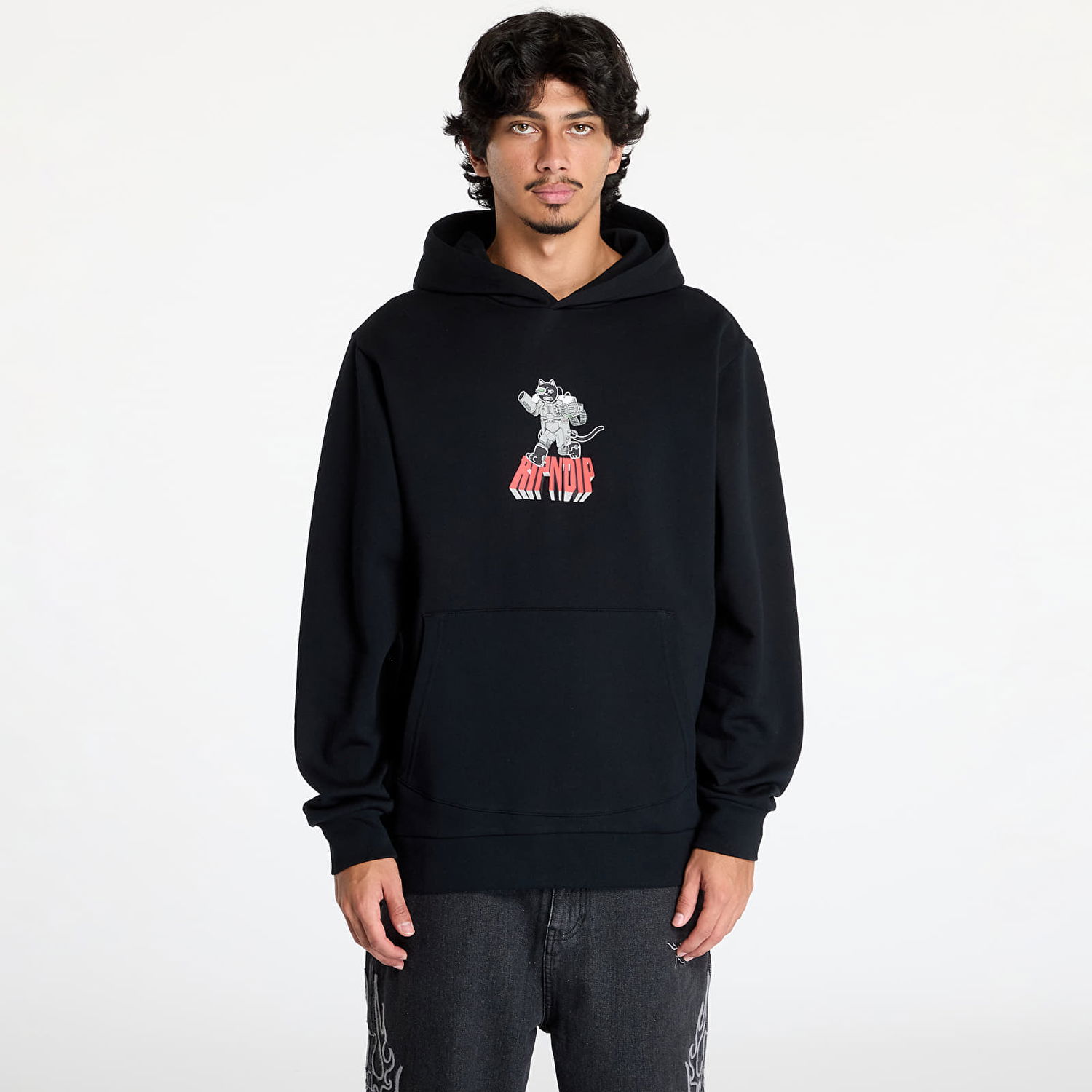 Суитчър RIPNDIP Tomorrowland Hoodie Black Черно | RNDFAL24139, 0