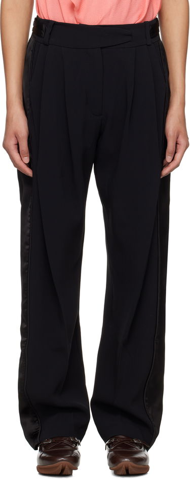 Панталони KIKO KOSTADINOV Kiko Kostadinov Cauda Pleated Trousers Черно | KKWSS25T02-4, 0