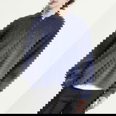 Пуловер Dime Ombre Mohair Collared Double Zip Knit Синьо | DIMEHO258BLU, 2