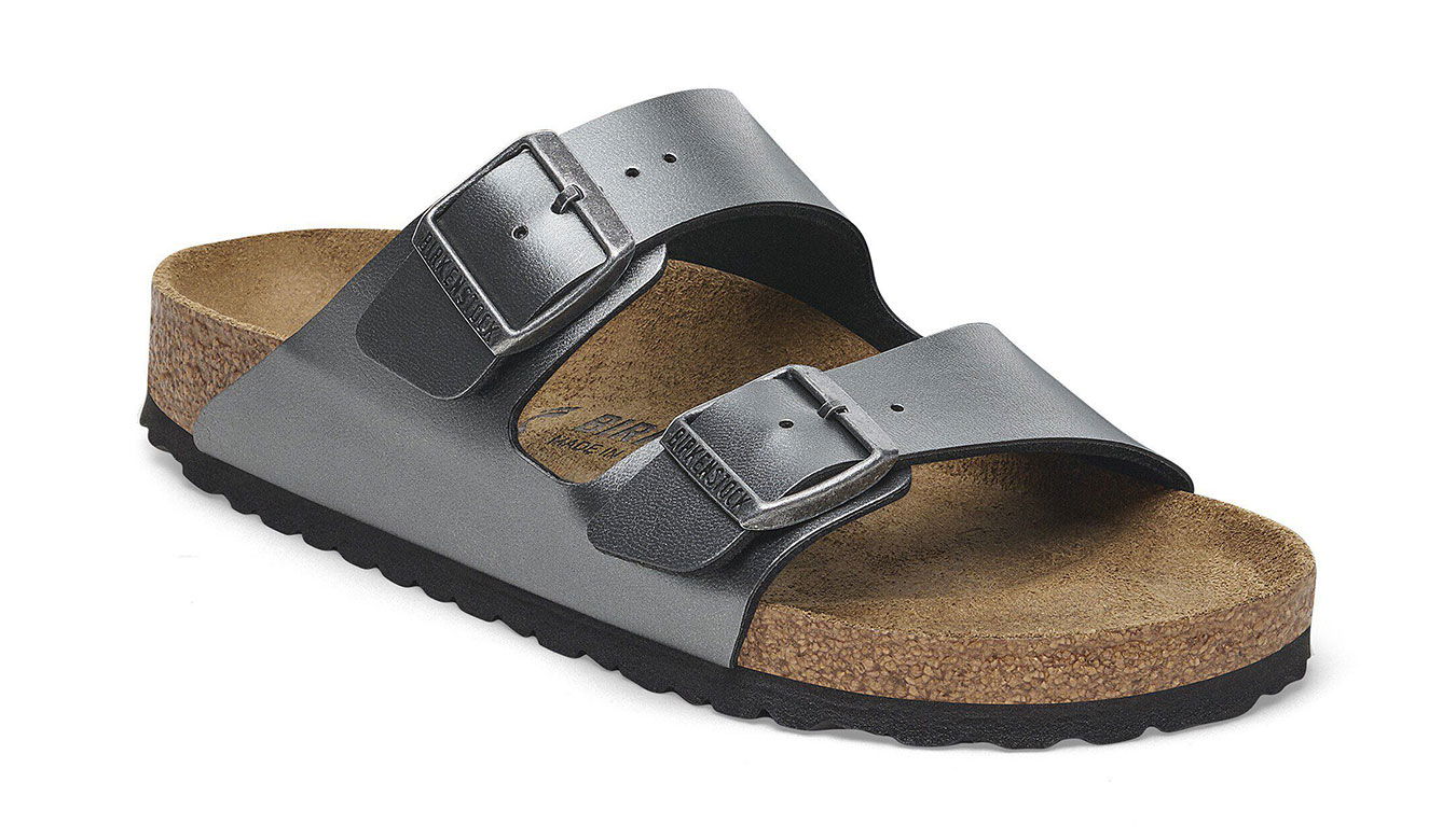 Кецове и обувки Birkenstock Arizona Birko-Flor Regular fit Size 7 Металик | 1029233, 0