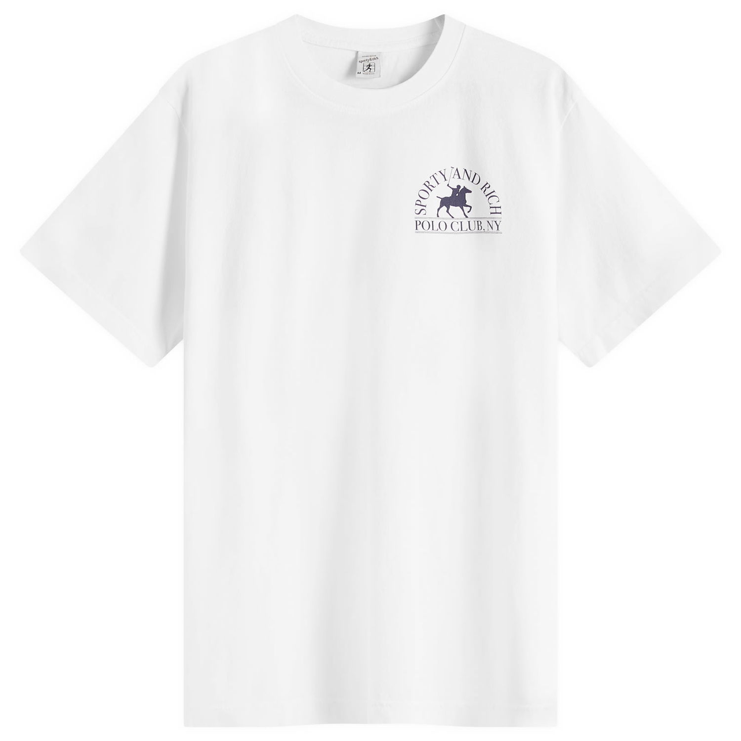 Тениска Sporty & Rich Sporty & Rich Polo Club T-Shirt Бяло | TO043612252WH01, 1