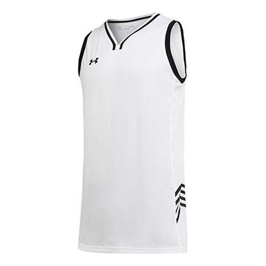 Фланелка Under Armour Logo Basketball Jersey Бяло | 21500104-100