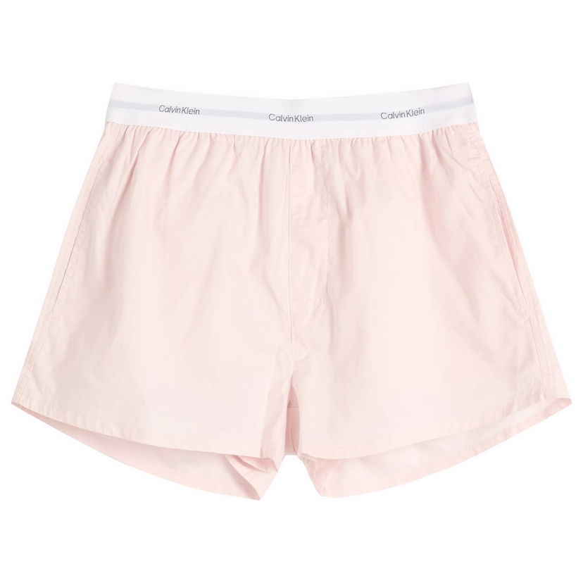 Боксерки CALVIN KLEIN Calvin Klein Cotton Poplin Sleep Shorts Розово | LV00QS7411TFF