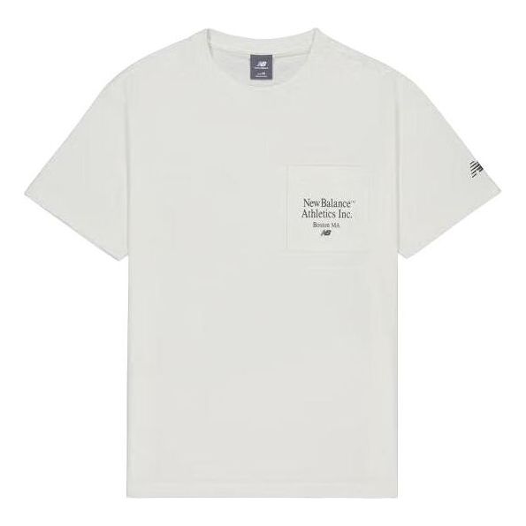 Тениска New Balance Essentials Athletic Club Graphic T-Shirt Бяло | AMT42316-CIC, 0