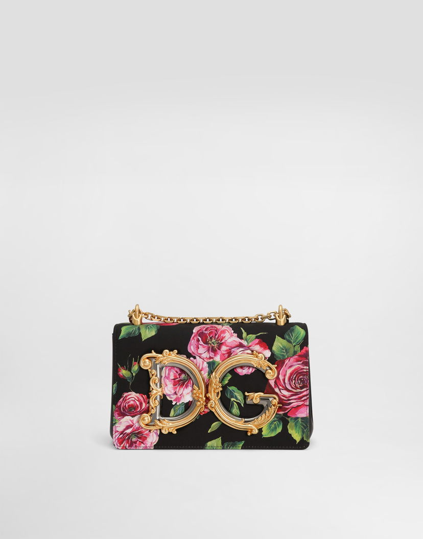 Чанта през рамо Dolce & Gabbana Dg Girls Floral Rose Print Shoulder and Crossbody Bag Многоцветен | BB6498AS110HN5JA