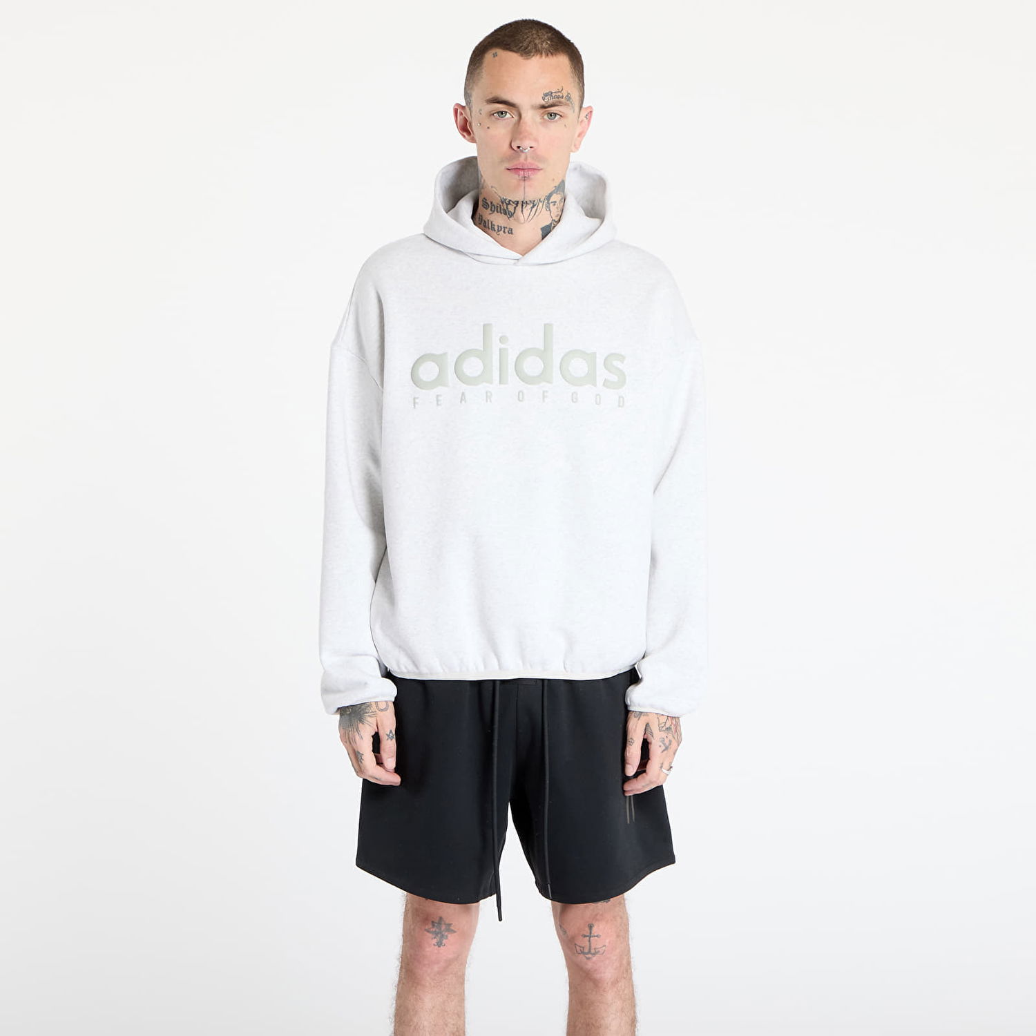 Суитчър adidas Originals adidas x Fear Of God Athletics Fleece Hoodie Сиво | JZ7366, 0