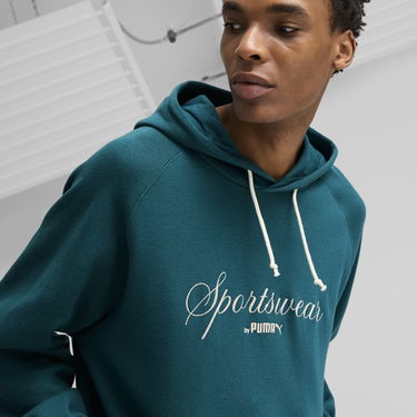 Суитчър Puma CLASSICS+ Relaxed Hoodie Зелено | 626722_22, 4