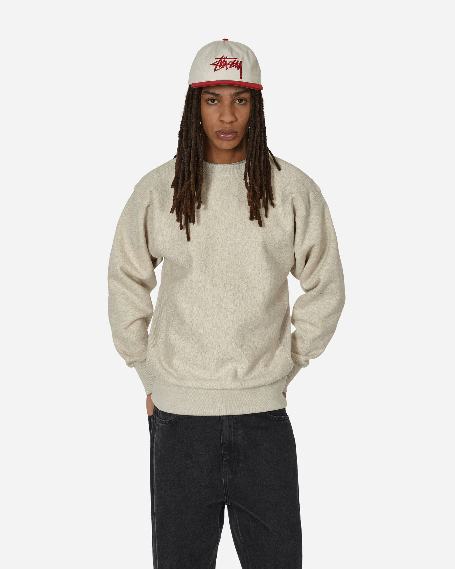 Суитчър Champion Made in Japan Crewneck Sweatshirt Gray Melange Бежово | C3-Q042 SILVERGRAY, 1
