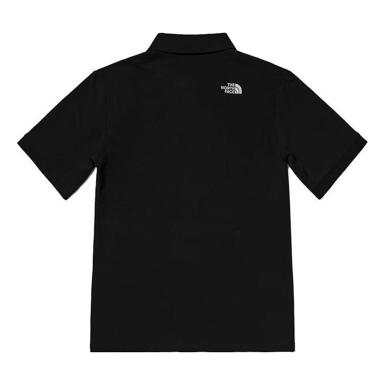 Поло тениска The North Face Logo Pique Polo Shirt Черно | NFOA7WE8-JK3