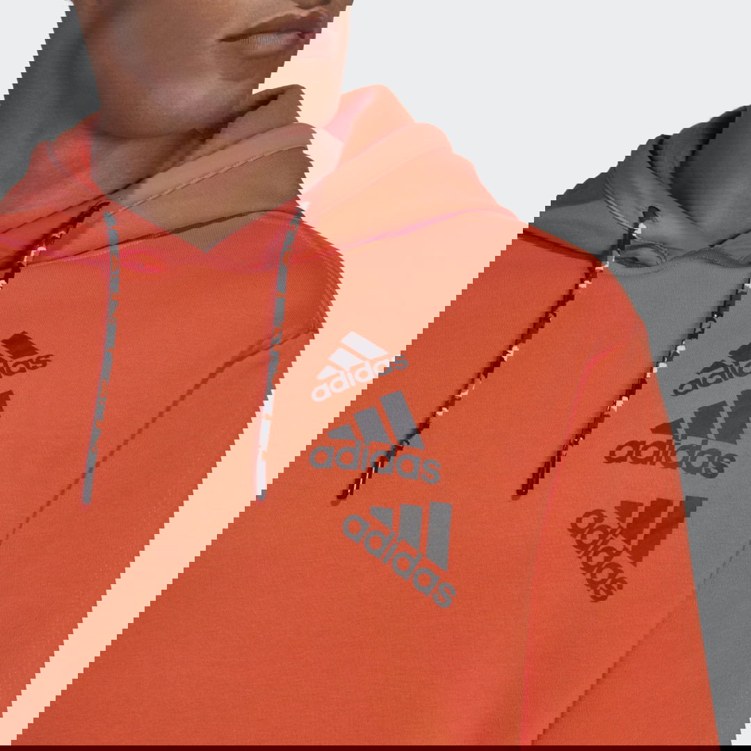 Суитчър adidas Originals Essentials BrandLove Fleece Hoodie Оранжево
 | HL9385, 1