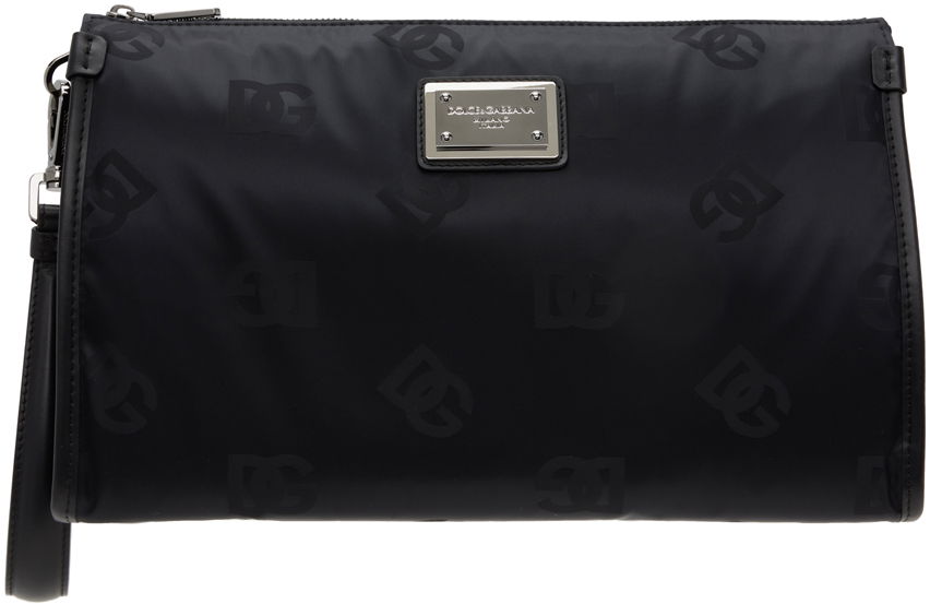 Дамска чанта Dolce & Gabbana Black Logo Pouch Черно | BP3233AG184, 0