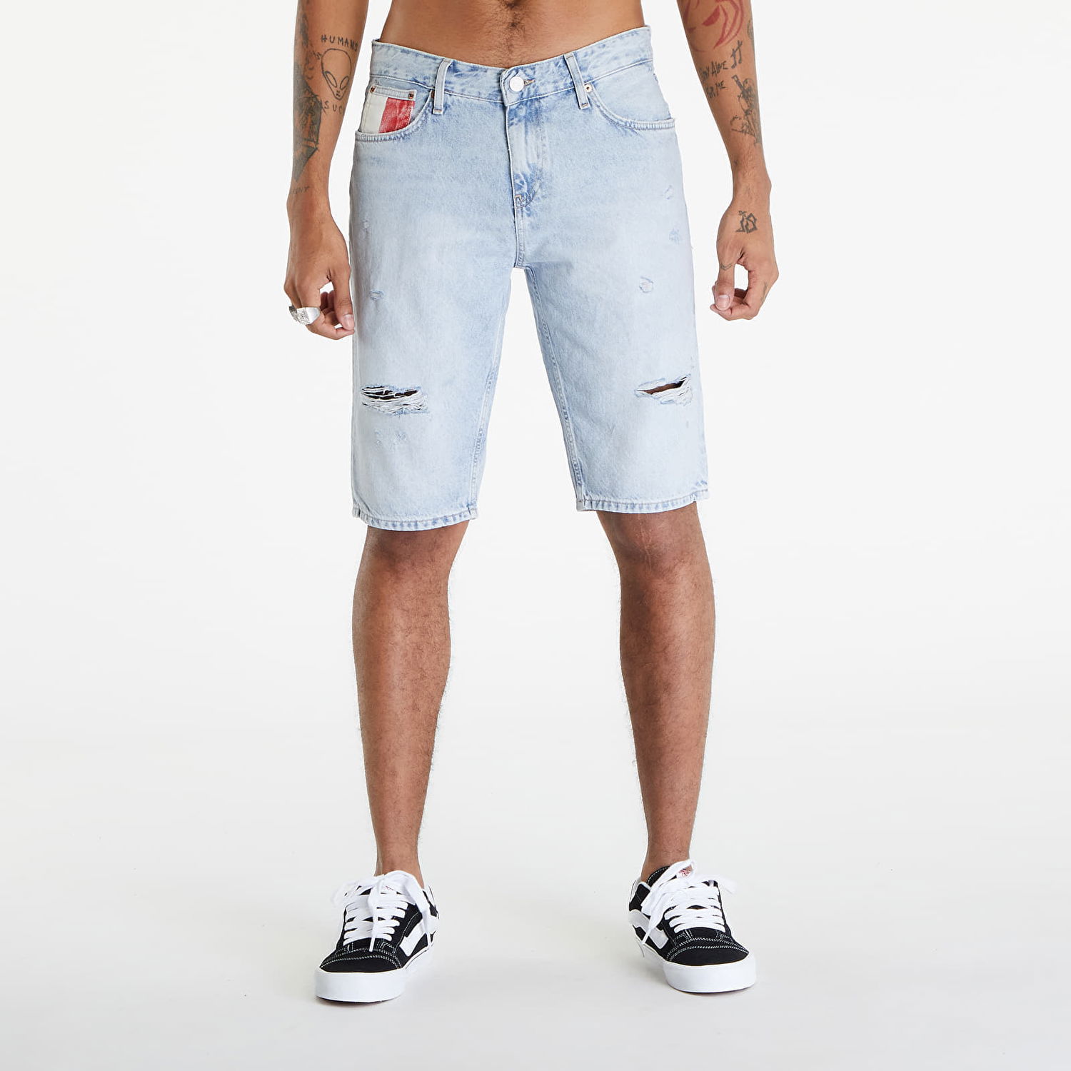 Къси панталони Tommy Hilfiger Ryan Archive Shorts Denim Light Синьо | DM0DM18804 1AB, 0