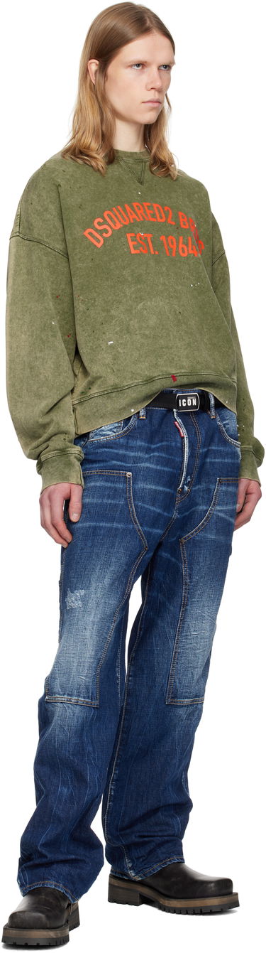 Колани DSQUARED2 Dsquared2 'Be Icon' Plaque Belt Черно | BEM0372_20200508_2124, 2