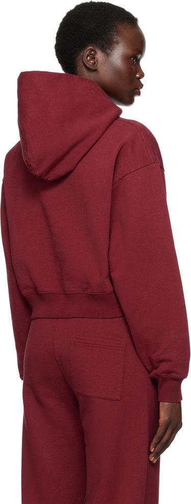 Суитчър Sporty & Rich Vendome Women's Cropped Hoodie Червено | ST074506205RE10, 2