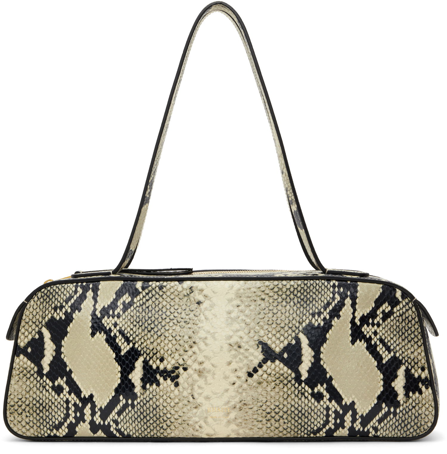 Дамска чанта Khaite KHAITE Simona Snakeskin Shoulder Bag Бежово | H2040-803, 0
