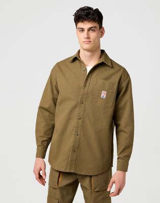 Риза Wrangler Wrangler Casey Jones Loose 1 Pocket Shirt Кафяво | 112371550:XL, 1