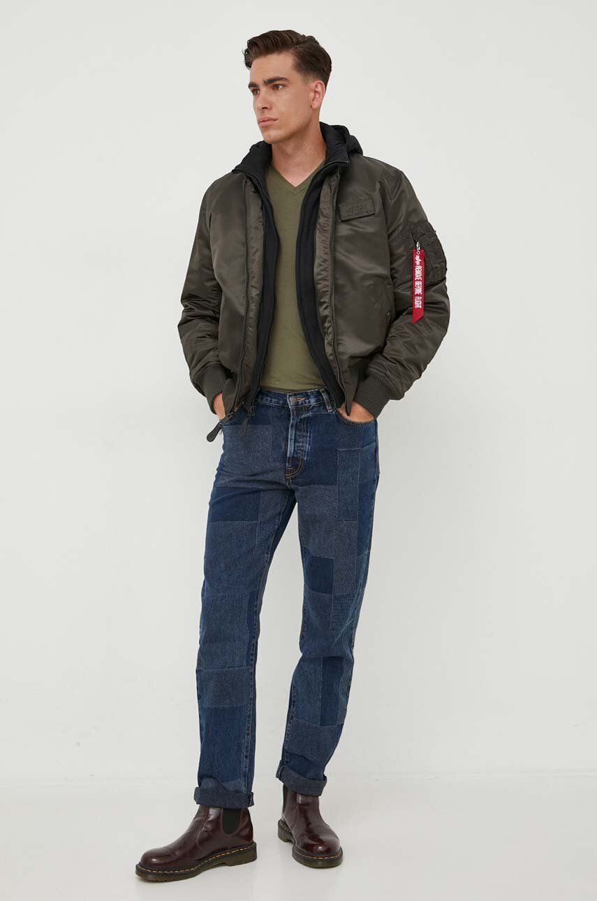 Яке бомбър Alpha Industries MA-1 D-Tec Bomber Jacket Зелено | 183110.413, 1