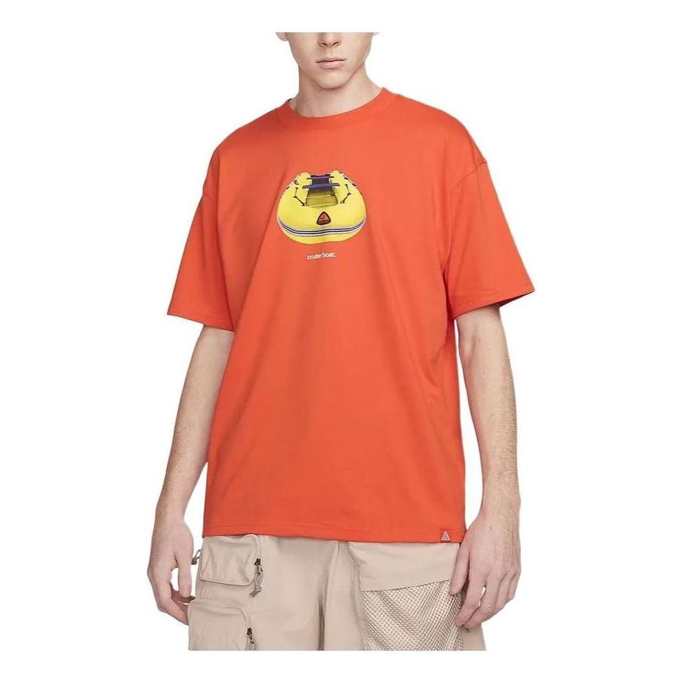 Тениска Nike ACG ACG Cruise Boat Dri-FIT Graphic T-Shirt Оранжево
 | FQ3726-809, 0