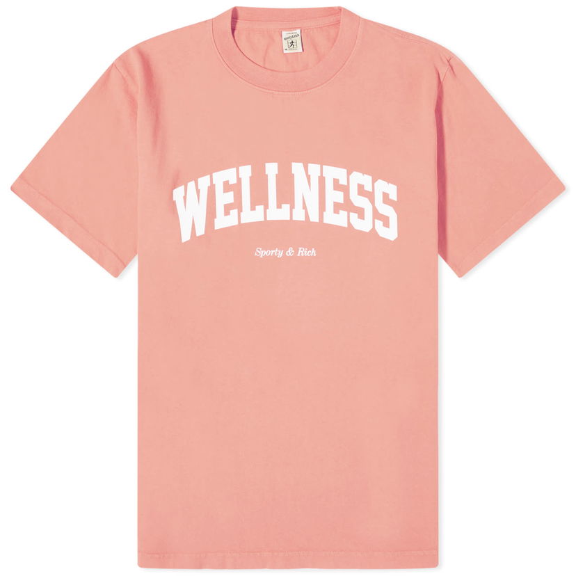 Тениска Sporty & Rich Wellness Ivy T-Shirt Розово | TS881SM