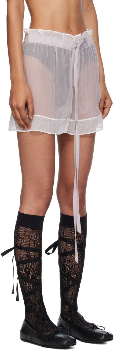 Къси панталони Ann Demeulemeester Ann Demeulemeester Gilla Lace Boxer Shorts Сиво | B0012822-FA608-050, 1