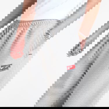 Спортни панталони Nike Solo Swoosh Fleece Open-Hem Sweatpants Сиво | IO0675-063, 4