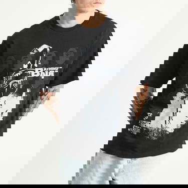 Тениска BAPE A Bathing Ape Spray Paint Multi Logo T-Shirt, Size Small Черно | 001TEL801343M-BLK, 2