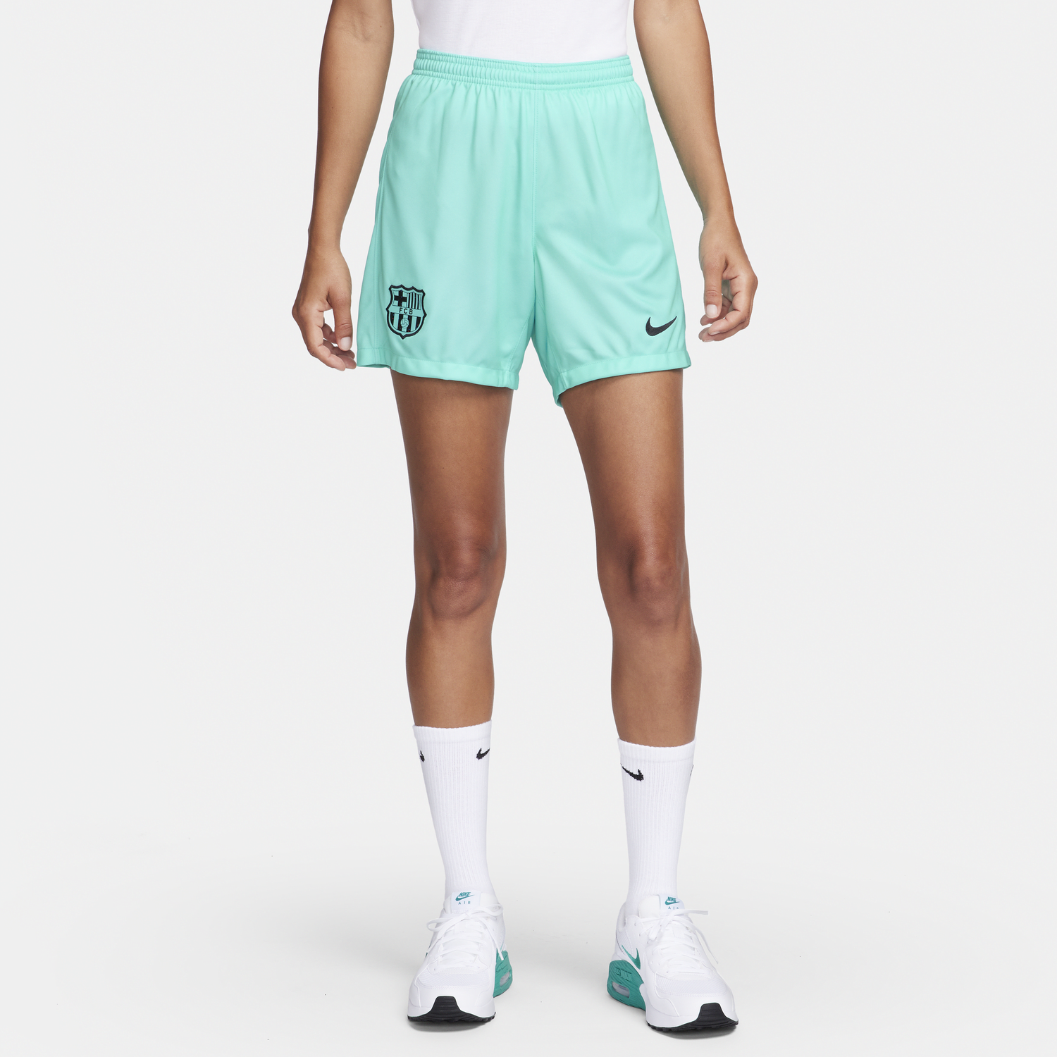 Къси панталони Nike Dri-FIT FC Barcelona 2023/24 Stadium Third Shorts Тюркоазено | FJ4672-486, 1