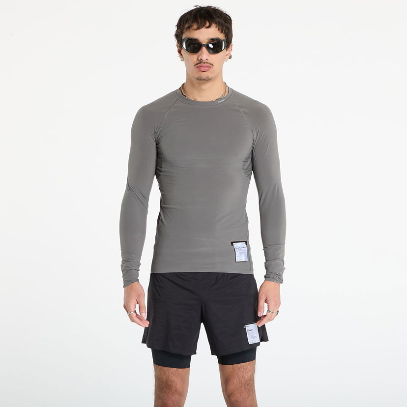 Тениска Satisfy Satisfy Justice CoffeeThermal Base Layer Top Сиво | 11010-DN