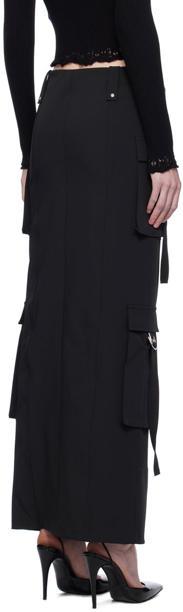 Пола Blumarine Blumarine Cargo Maxi Skirt Черно | A344G010A, 2