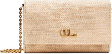 Чанта през рамо CHLOÉ Chloé Iconic Flap Wallet On Chain Clutch Бежово | CH25UP559P19, 0