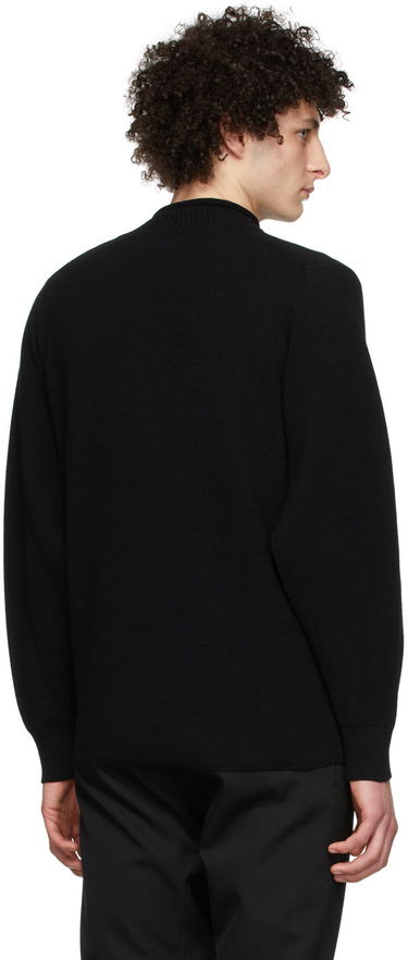 Пуловер We11done Cashmere Mock Neck Sweater Черно | WD-KT1-22-653-U-BK, 2