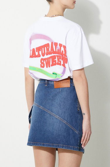 Тениска JW Anderson JW Anderson Naturally Sweet Anchor T-Shirt Бяло | JT0220.PG0980.001, 3