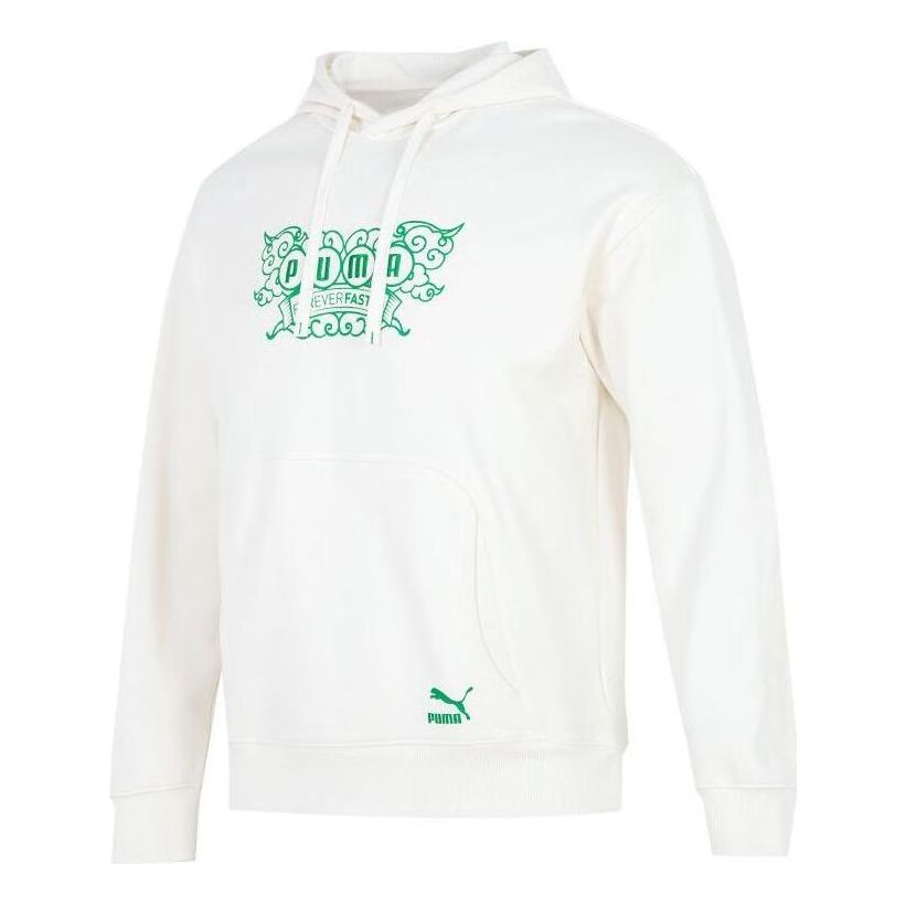 Суитчър Puma Graphic Crew Sweater Бяло | 539909-93