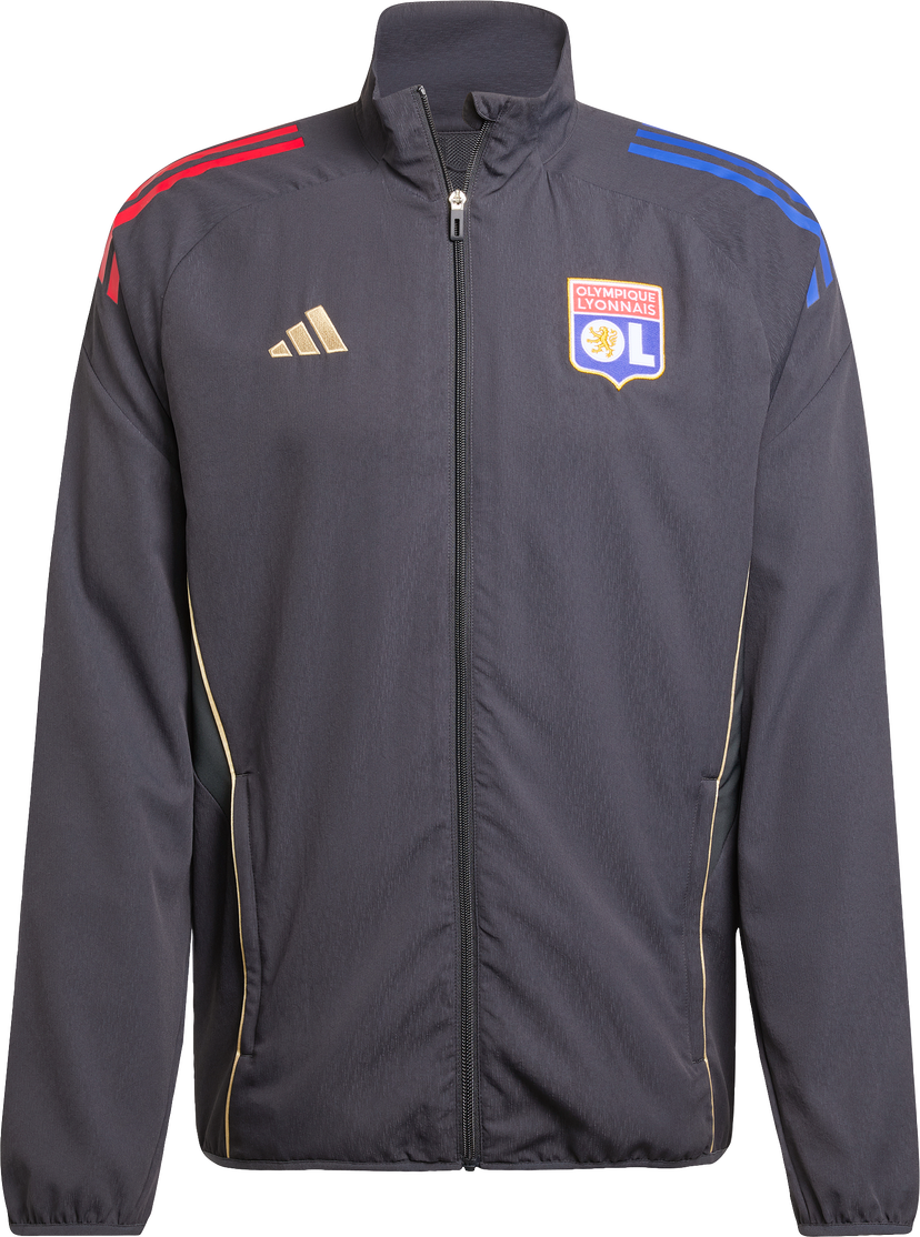 Яке adidas Originals Olympique Lyonnais Pre-Match Jacket 2025/26 Черно | jl9479