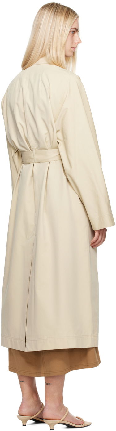 Тренчкот TOTEME Tumbled Trench Coat Бежово | 243-WRO0127-FB0197, 2
