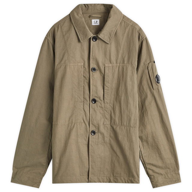 Nylon Overshirt Walnut