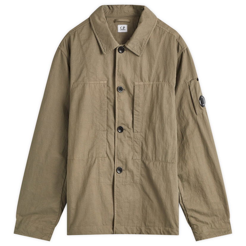 Риза C.P. Company Nylon Overshirt Walnut Кафяво | 17CMOS157A-110201G-359