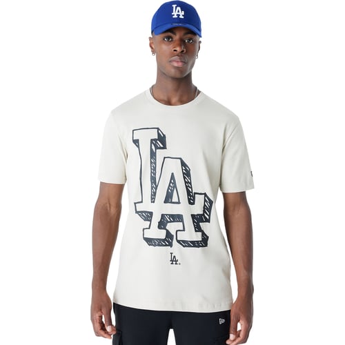 MLB LOS ANGELES DODGERS DOODLE T-Shirt Print