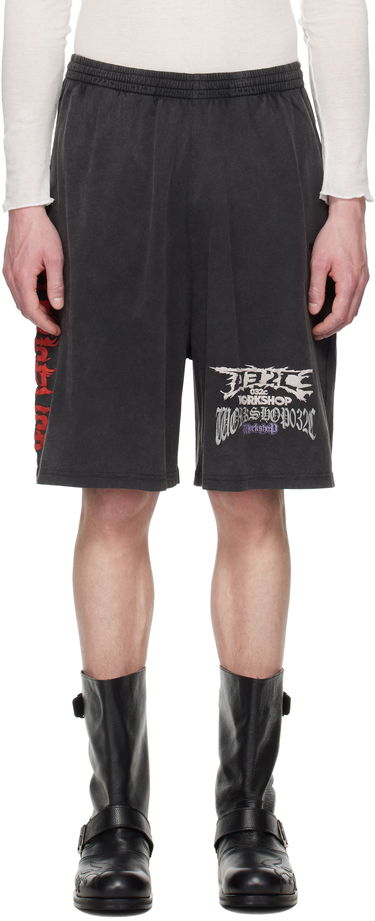 Къси панталони 032C 032c Telepresence Comfort Shorts Черно | S25-MRC-1141-050, 0