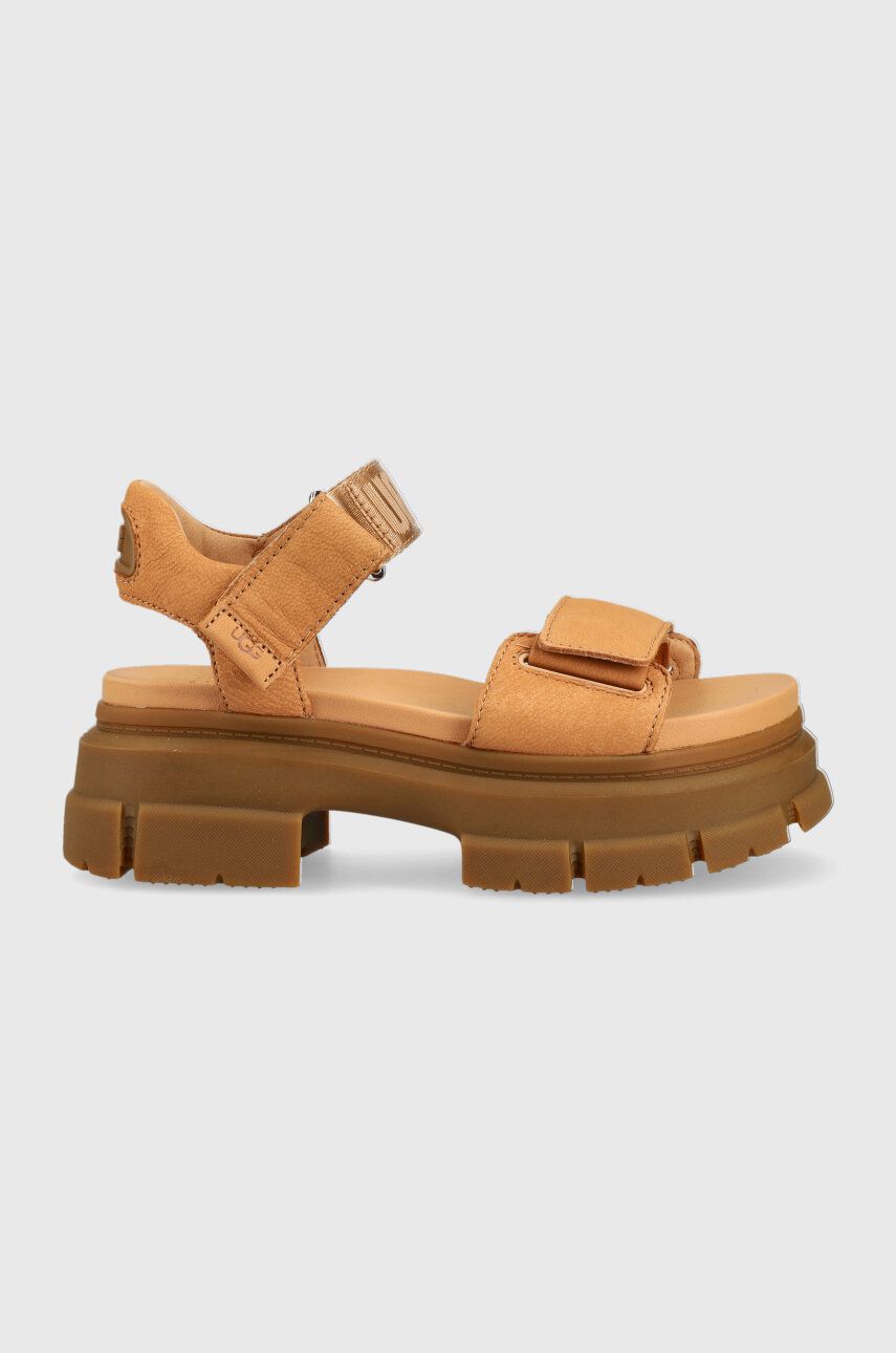 Кецове и обувки UGG UGG Ashton Ankle Platform Sandals Бежово | 1136764.TOAS, 0