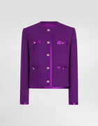 Short Single-breasted Wool Jacket