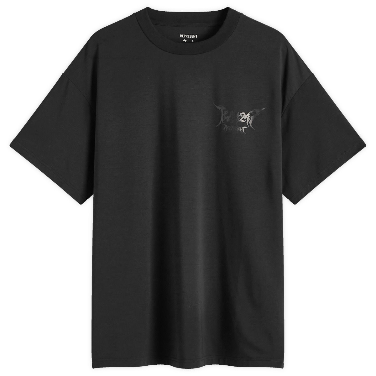 Тениска Represent Clo Represent 247 Oversized T-Shirt, Size Large Черно | 247M4146-01, 1