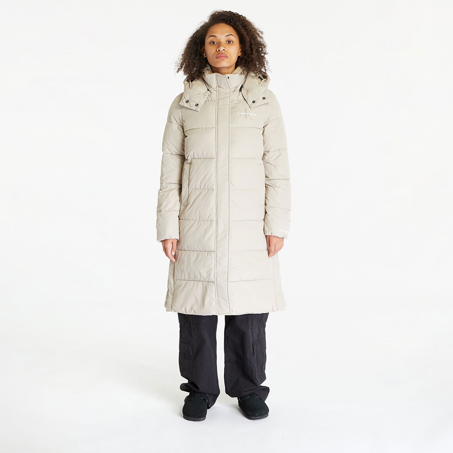 Палта CALVIN KLEIN Monologo Non Down Jacket Бежово | J20J221897 PED, 0