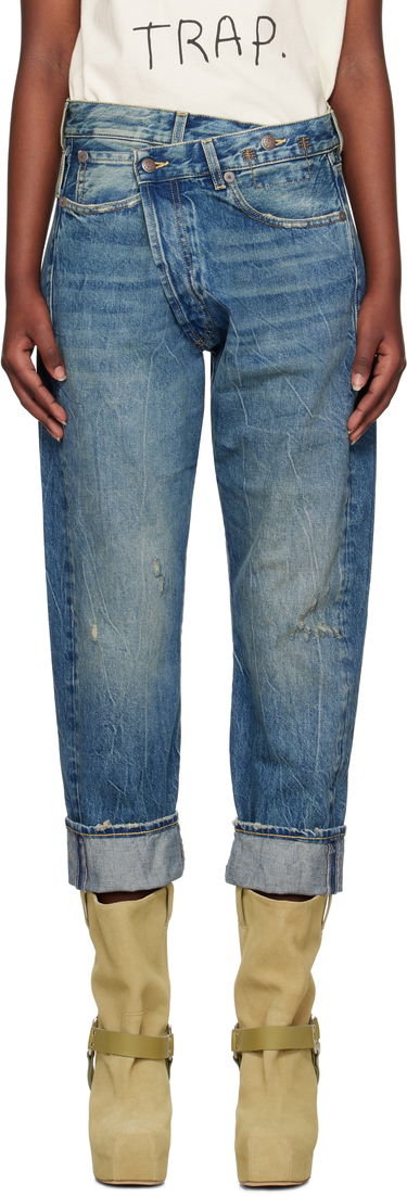 Дънки R13 R13 Crossover Jeans Синьо | R13W2048-734, 0