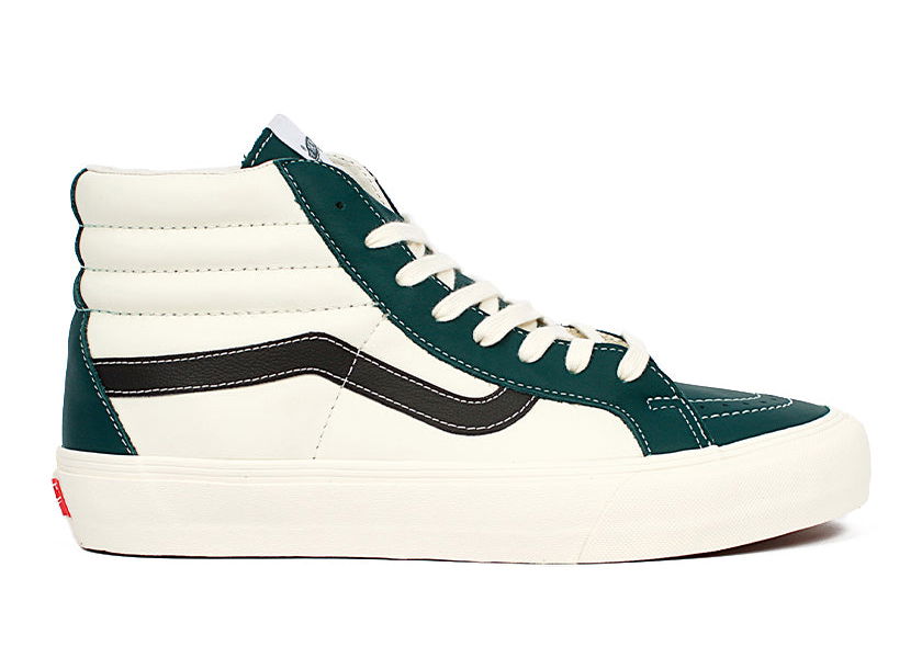 Кецове и обувки Vans Sk8-Hi Reissue VLT LX Evergreen Marshmallow Бяло | VN0A4BVH22D, 0