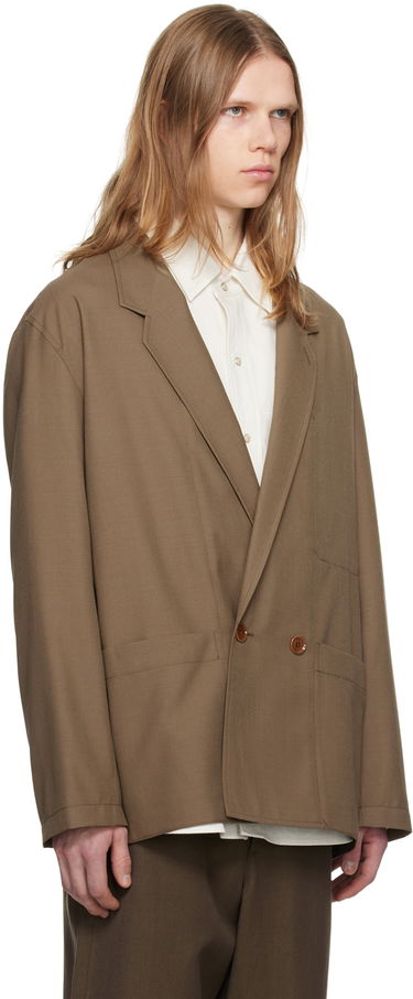 Палта LEMAIRE LEMAIRE Double Breasted Blazer Кафяво | JA1042 LF414, 1