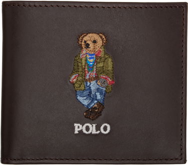 Портфейл Polo by Ralph Lauren Polo Ralph Lauren Polo Bear Leather Billfold Wallet Кафяво | 405964516001, 0